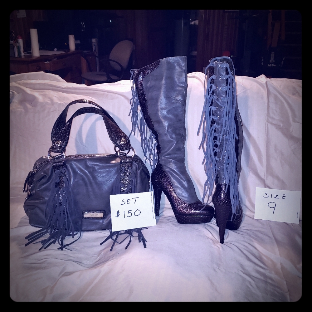Boot/purse set